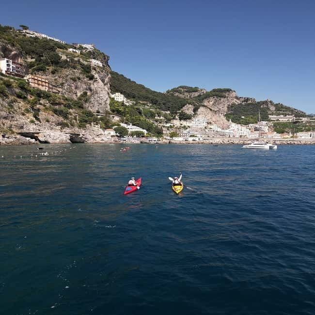 Amalfi Coast: Kayak & Snorkeling tour, sea caves and beach - Key points at a glance
