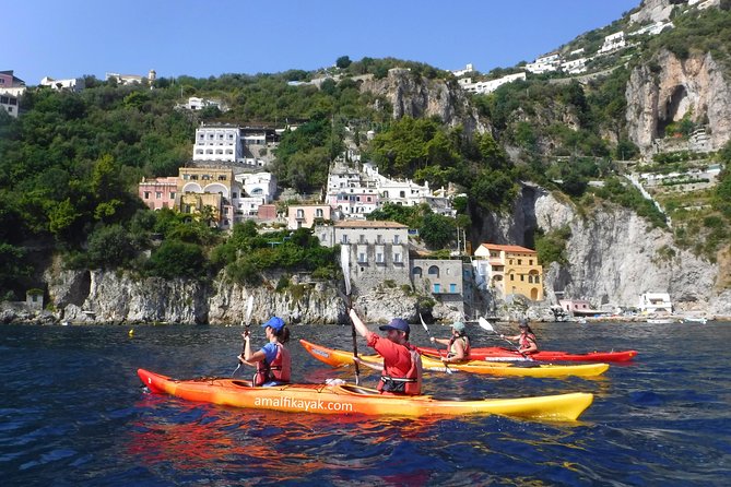 Amalfi Coast Kayak Tour: Explore Caves, Arches & Hidden Beaches - Starting at Tonino’s Beach in Amalfi