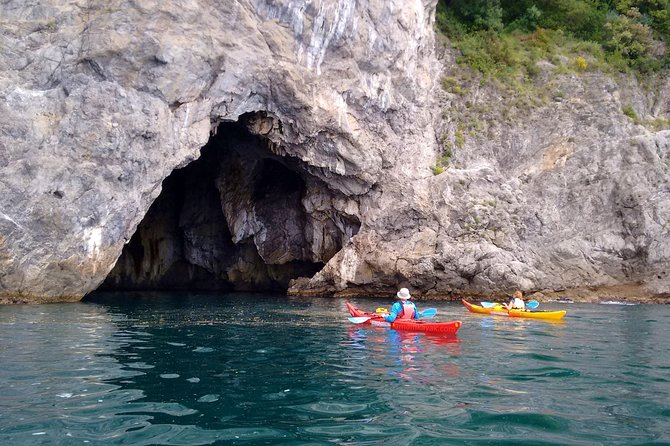 Amalfi Coast Kayak Tour: Explore Caves, Arches & Hidden Beaches - Entering Runghetiello Grotto