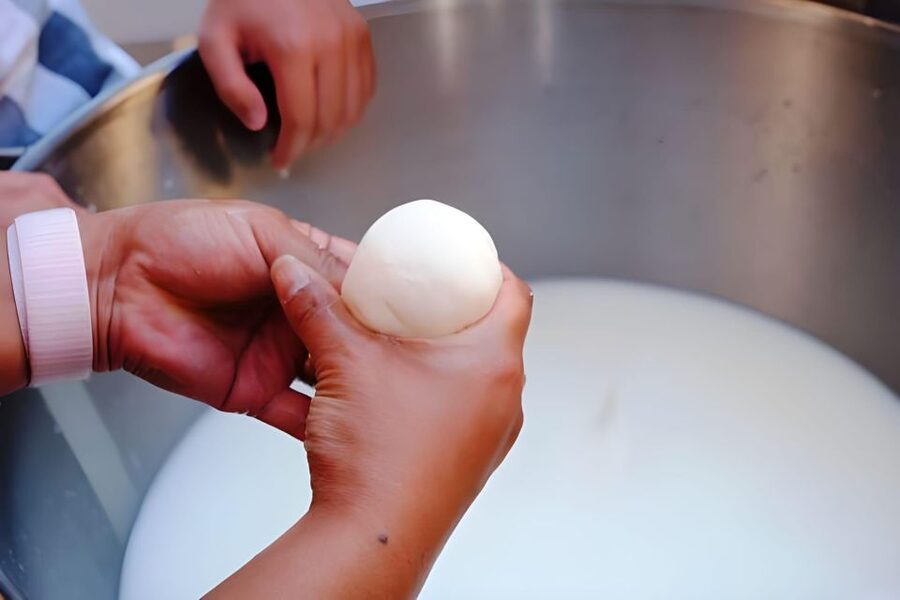 Amalfi Coast: Make Fresh Pasta, Mozzarella, & Tiramisù - Sitting down to eat what you made