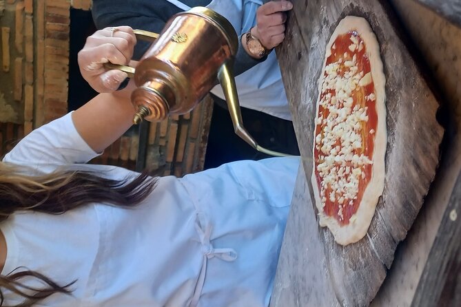 Authentic Farm Tour with Pizza, Cheese, Wine & Limoncello Tasting - Wine, olive oil, and lemons along the farm path