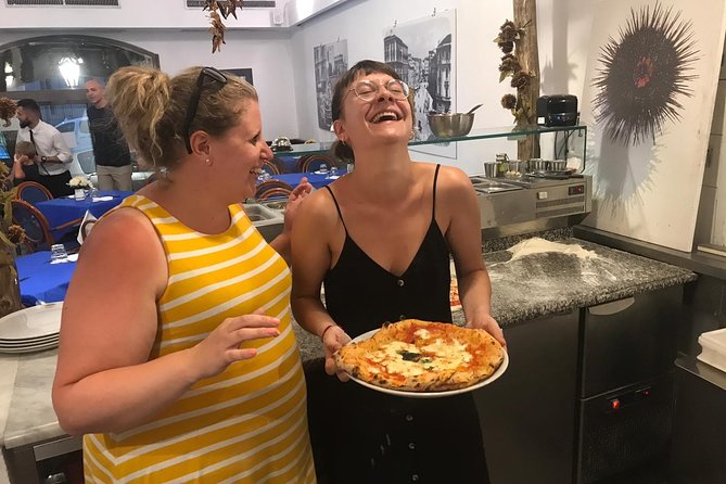 Authentic Pizza Making Class in Naples with Appetizers and Drink - Mixing and stretching your own dough
