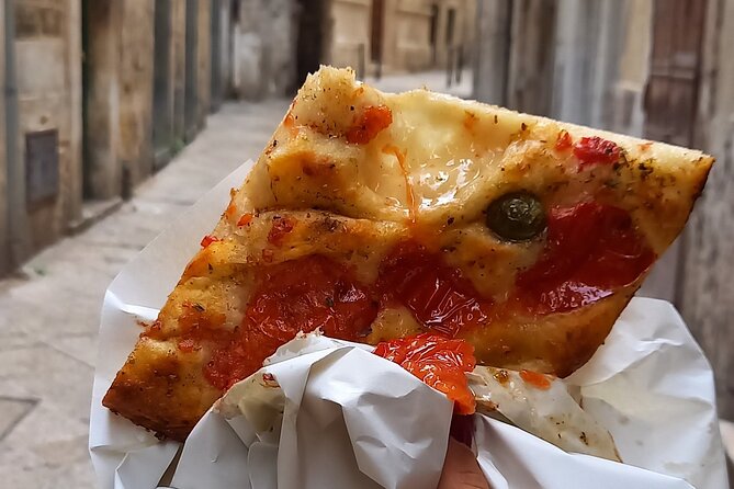 Bari’s Ultimate Street Food Tour - Small Group by Do Eat Better - Focaccia Barese Near the Cathedral