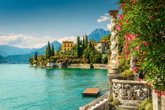 Bellagio & Varenna: Small Group Tour from Milan with Boat Cruise - Cruising past villas, Alps, and movie locations
