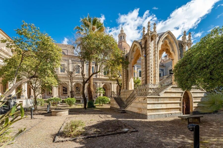 Benedictine Monastery of Catania - English Guided Tour - The two cloisters and Vaccarini’s grand design