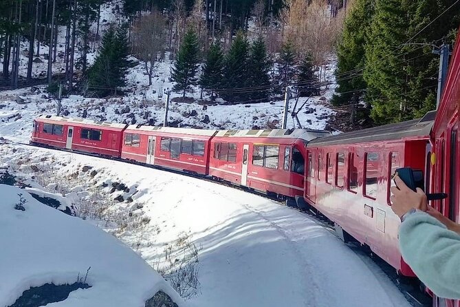Bernina Red Train, Swiss Alps & St Moritz From Milan - Lake Como, Maloja, and the climb to St. Moritz