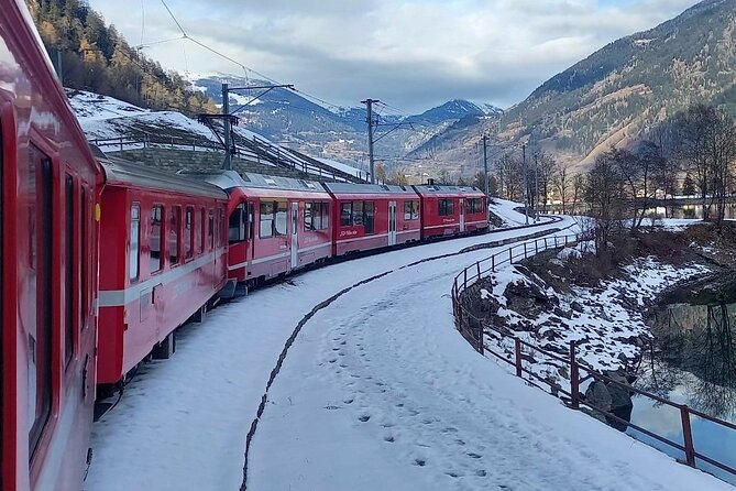 Bernina Red Train, Swiss Alps & St Moritz From Milan - The long return from Tirano to Milan