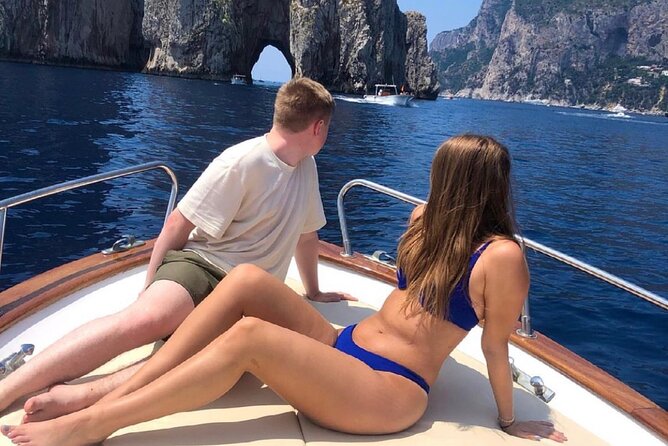 Boat Tour of the Caves on the Island of Capri - Faraglioni: the best chance to swim