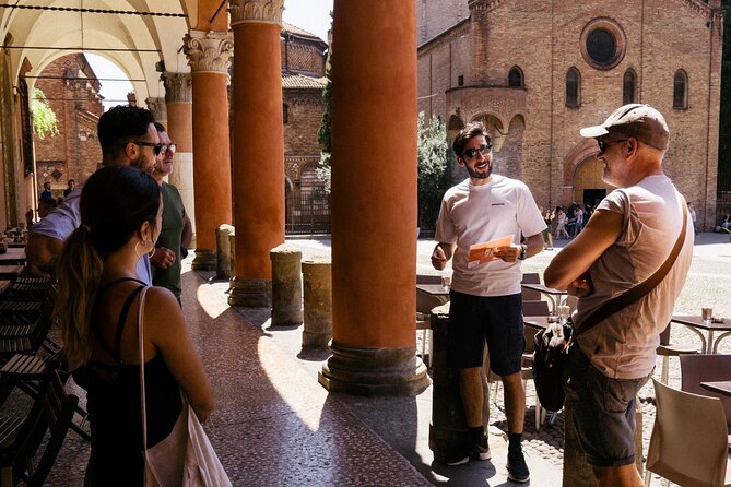 Bologna gastronomic experience with a local - An old osteria with meats, cheese, bread, and wine