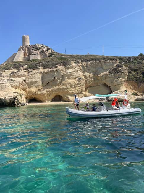 Cagliari:devil's saddle big cruise by boat drink & snack - Starting at Marina Piccola near Pier F
