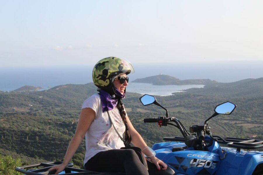 Cagliari: Quad Adventure Experience from Chia - What the two-hour route offers