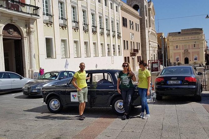 Cagliari Vintage Tour - Villanova, balconies, and two important basilicas