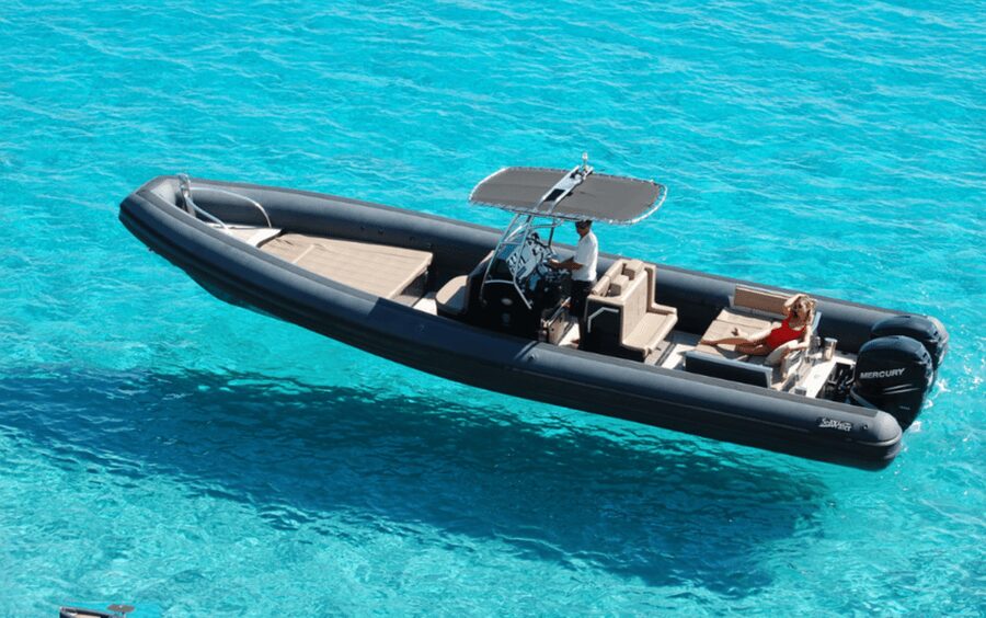 Cagliari: Zodiac Boat Tour, 3-4 SwimStops, Wine & Snorkeling - The Devil’s Saddle from the water