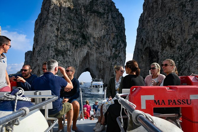 Capri Coast to Coast: Boat Tour with Optional Blue Grotto - Meeting the boat at Marina Grande