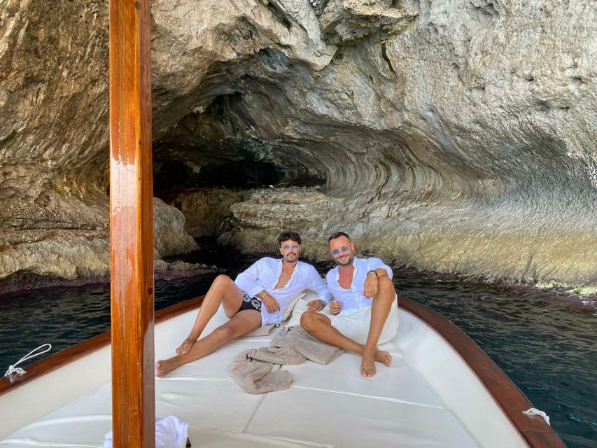 Capri: Island and Grottos Boat Cruise with Snacks and Drinks - The Arch of Love and the Faraglioni