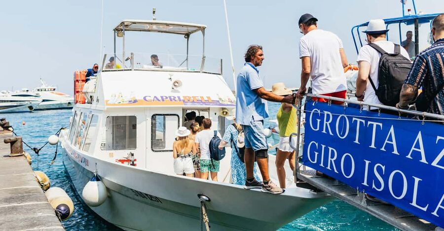 Capri: Island Boat Tour and Optional Blue Grotto Visit - The first hour: Capri’s cliffs, caves, and famous rocks