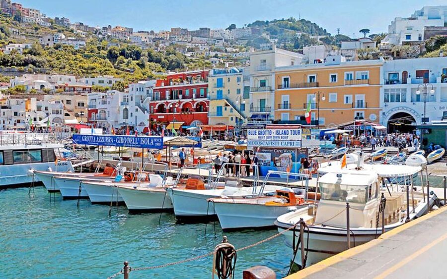 Capri: Island Boat Tour with Blue Grotto Stop - Marina Piccola and the Green Grotto
