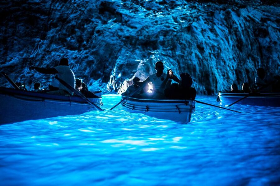 Capri: Island Boat Tour with Blue Grotto Stop - Grotta Bianca and the Arco Naturale