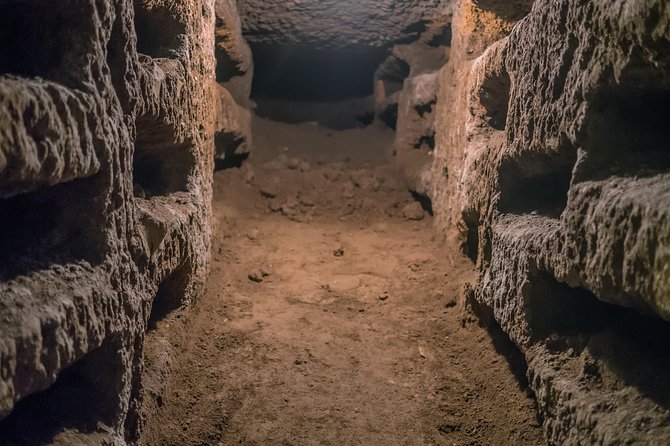 Catacombs Tour with Transfer – Optional Capuchin Crypt or Trevi - Starting at Touristation Aracoeli in central Rome