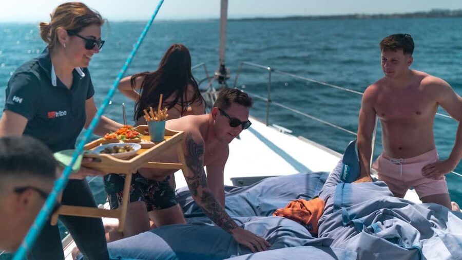 Catania: Sail Tour of Cyclops Coast with Sicilian Aperitif - Small-group atmosphere and crew style