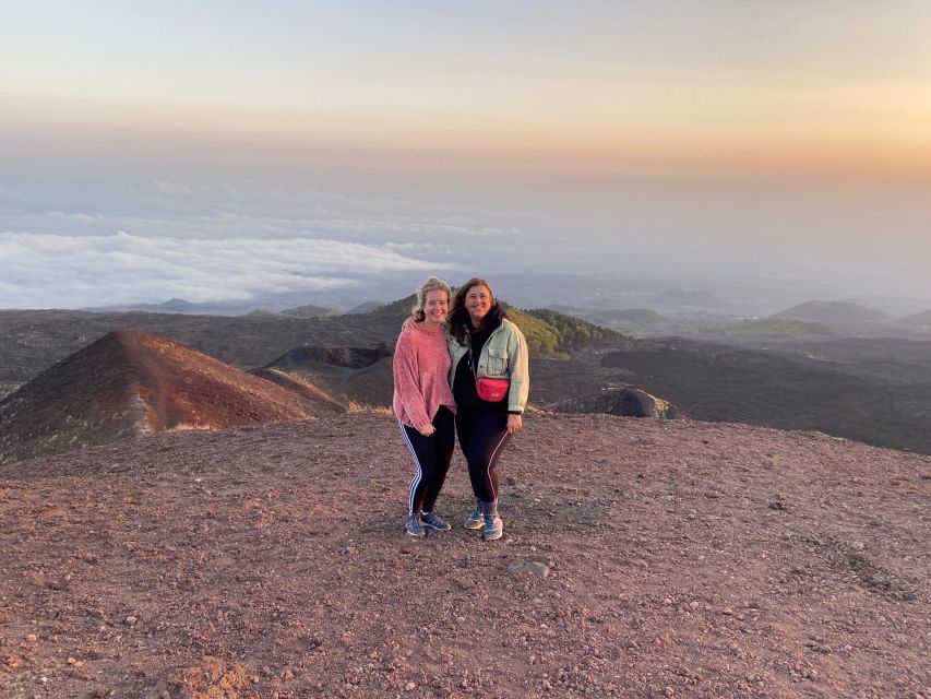 Catania: Sunset Jeep Tour of Mount Etna and Lava Flow Caves - The final stop is the sunset at 2,000 meters