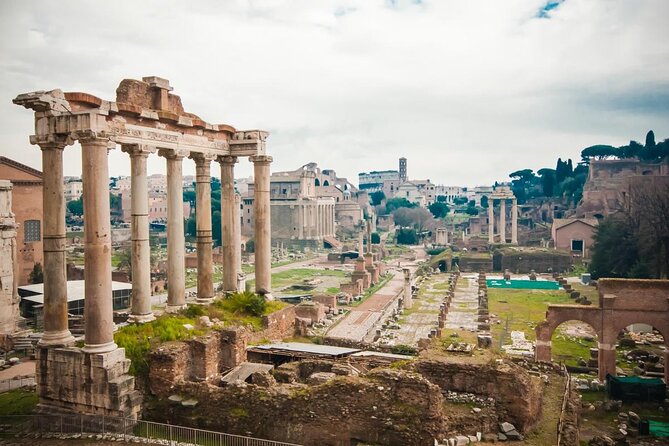 Colosseum, Roman Forum & Palatine Hill Guided Tour - Walking through the Roman Forum