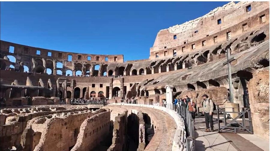 Colosseum Special Access Tour, with Ancient Temples & Tombs - Entering through the Gladiators’ Gate