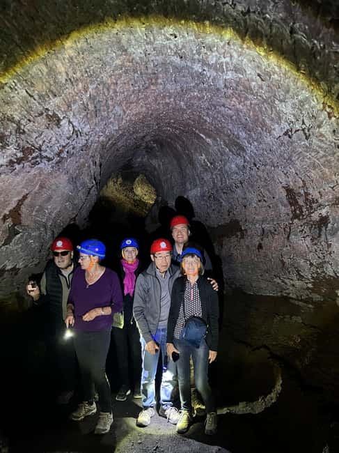 ETNA SUNSET: GUIDED TOUR OF ETNA WITH PICKUP FROM CATANIA - Grotta dei Tre Livelli With Helmet and Torch