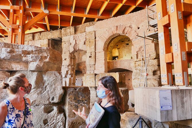 Expert Guided Tour of Colosseum Arena OR Underground, and Forum - Meeting point, bags, identification, and walking advice
