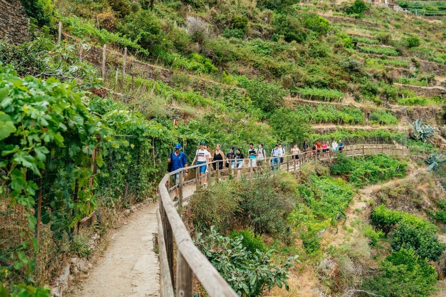 Florence: Cinque Terre Day Trip with Optional Hike - Corniglia brings the steepest village arrival