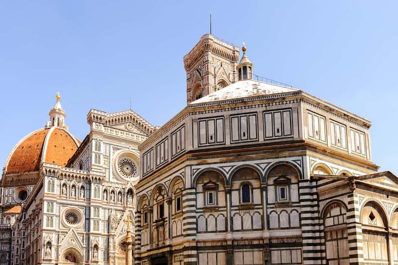 Florence Duomo Square Guided Walking Tour with Entry Tickets - Brunelleschi’s red dome, admired from below