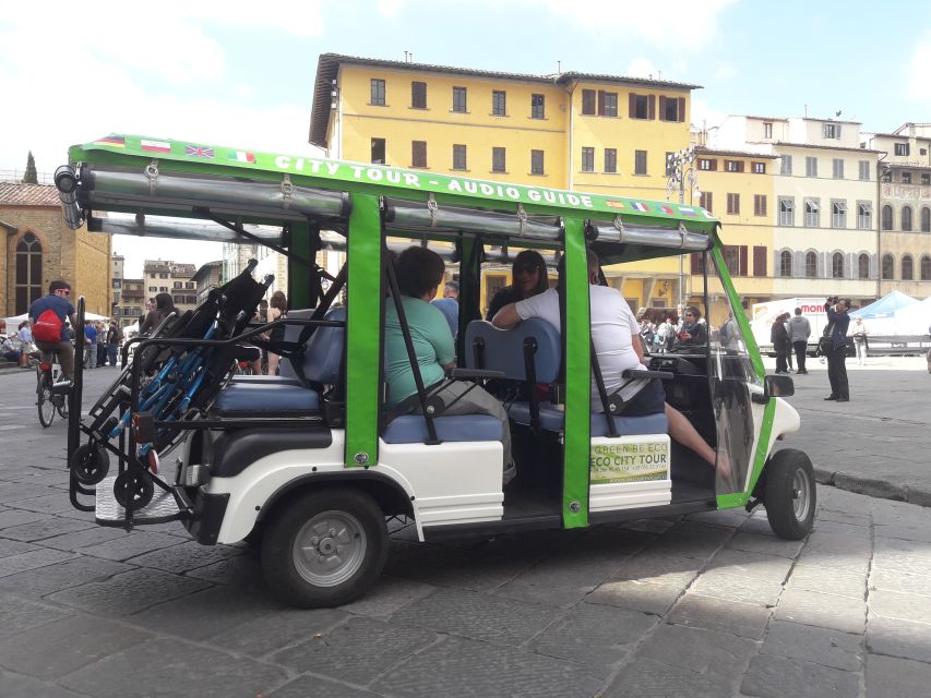 Florence: Eco-Friendly Golf Cart City Tour with Audio Guide - Medici stories, Berta, and Santa Maria Novella
