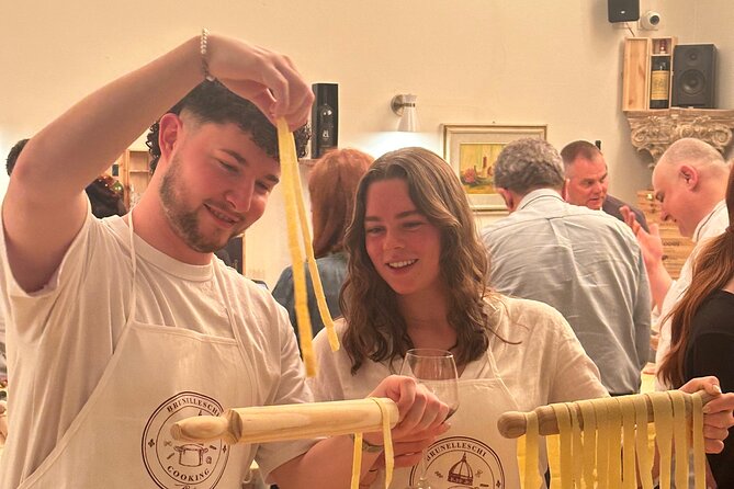 Florence: Flambé Cheese Wheel Truffle Pasta Class & Tiramisù - A Florence dinner built around making pasta
