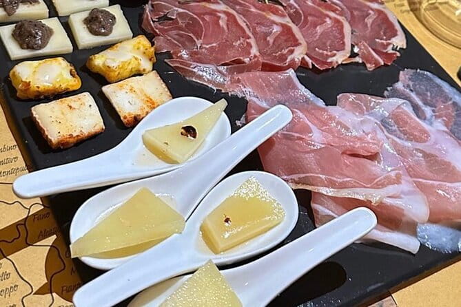 Florence Food Tour with Truffle Pasta, Steak & Free Flowing Wine - A broad tasting of Italian cheese and truffle flavors