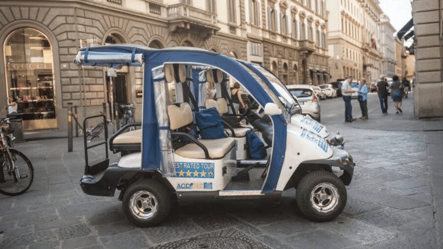 Florence: Old Town Golf Cart Excursion - Ponte Vecchio and the Arno views