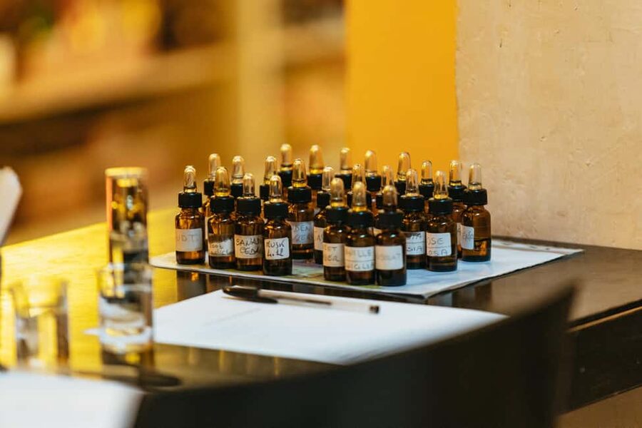 Florence: Perfume Masterclass and Sensory Experience - The final blend, bottle, and formula
