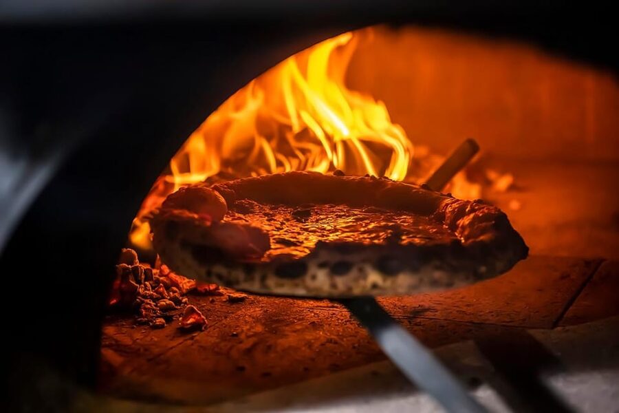 Florence: Pizza and Gelato Experience with Unlimited Wine - Sitting down for pizza, gelato, and wine