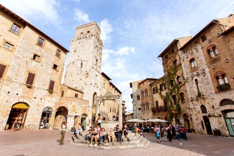 Florence: Siena, San Gimignano & Monteriggioni with Tasting - Transport, group size, and walking demands