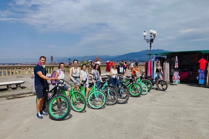 Florence Small Group Electric Bike City Tour - Ponte Santa Trinita and the Arno view