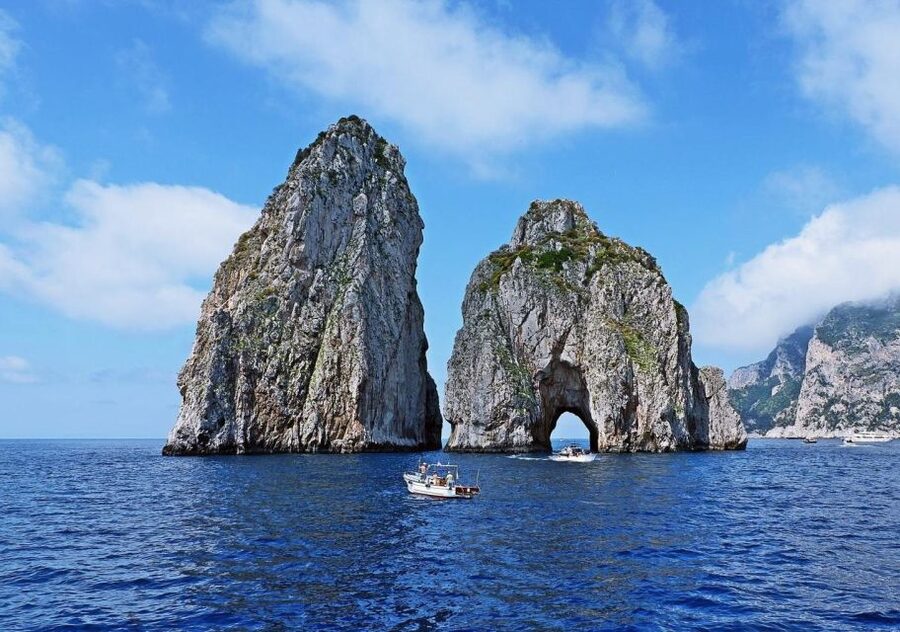 From Amalfi: Capri Island Boat Tour with Snorkeling & Drinks - Reaching Capri and using your three hours well