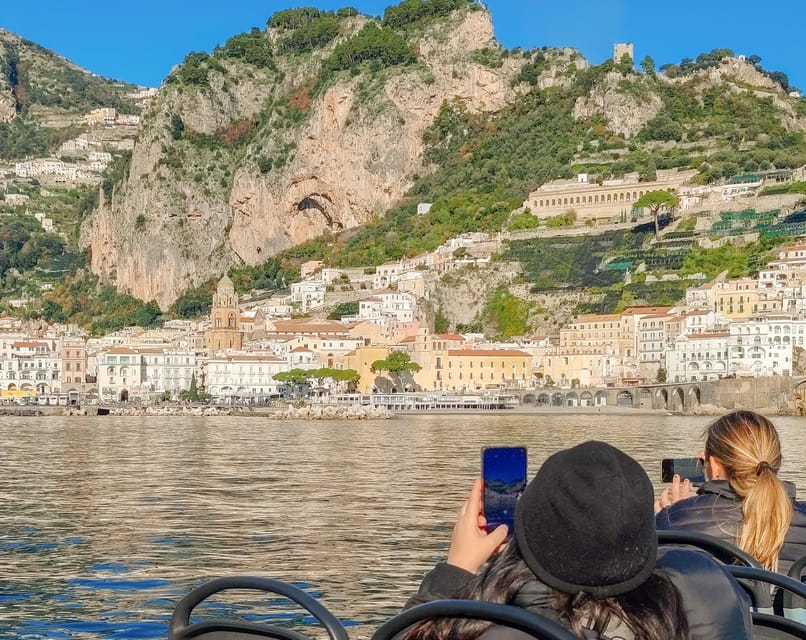 From Amalfi: Coast & Furore Fjord Boat Tour with Swim Break - Minori and Maiori on the eastern stretch