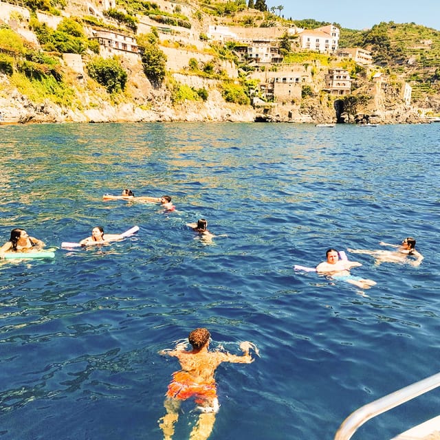 From Amalfi: Coast & Furore Fjord Boat Tour with Swim Break - Starting at the Amalfi ferry pier