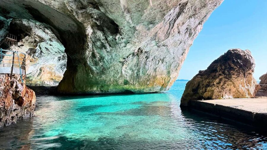 From Cala Gonone: Gulf of Orosei Dinghy Trip - Cala Goloritzè from the water