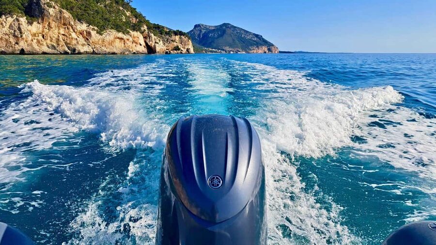 From Cala Gonone: Gulf of Orosei Dinghy Trip - Leaving Cala Gonone early