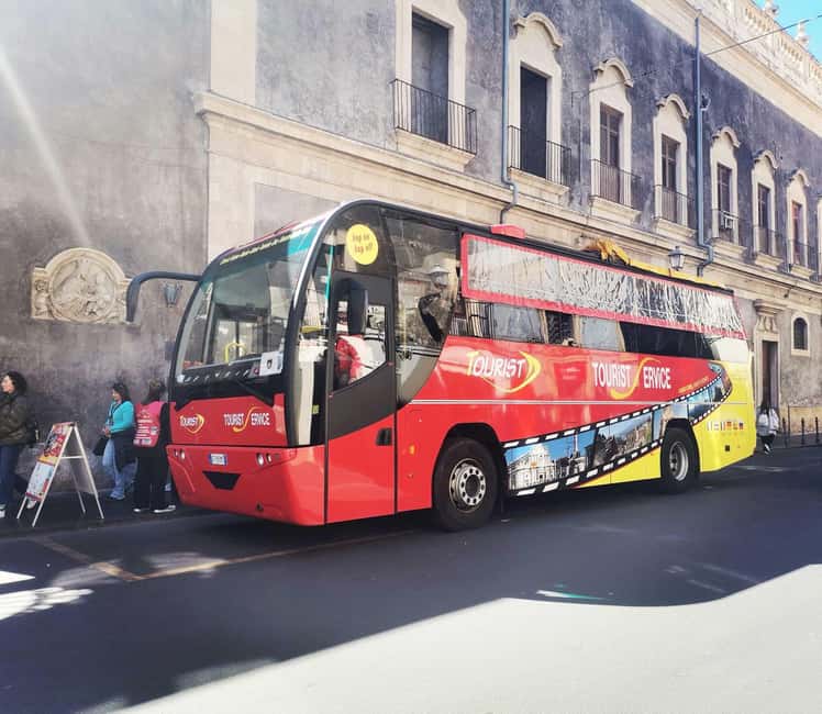 From Catania: Etna tour by Panoramic Bus - Nicolosi in Ten Minutes