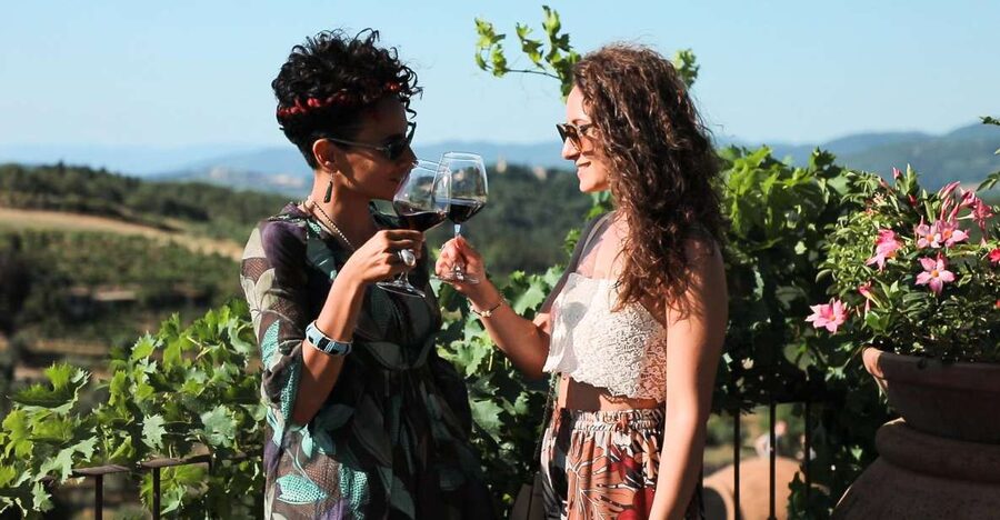From Florence: Chianti Wine Tour with Tastings - The first winery: small-scale Chianti with local snacks