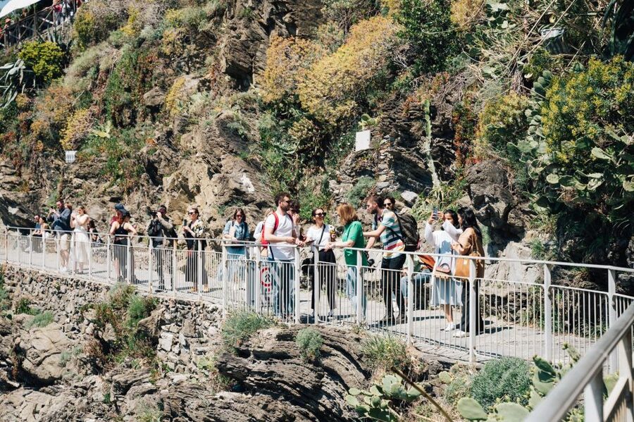 From La Spezia: Shore Excursion to Cinque Terre by Train - Riomaggiore, the dramatic first stop