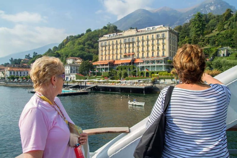 From Milan: Lake Como, Bellagio & Varenna with Private Boat - Expect a busy mix of boat types