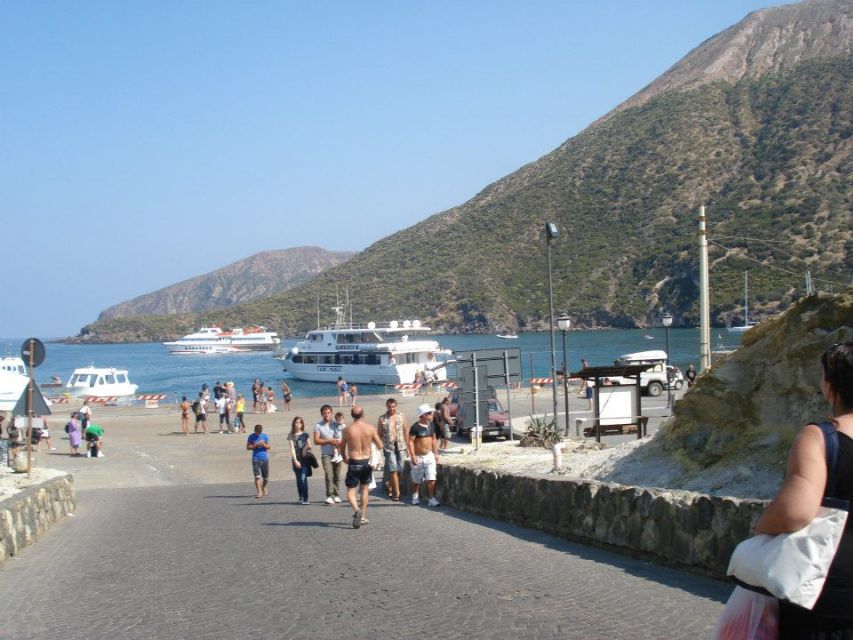 From Milazzo: Lipari and Vulcano Day Trip - Leaving Milazzo beneath the castle