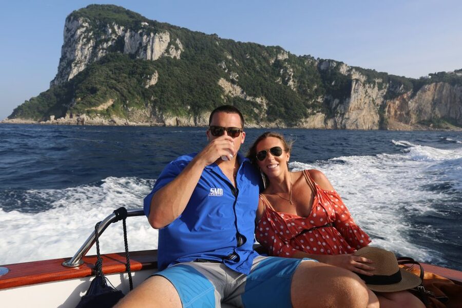 From Naples: Capri Boat Day Trip with Drinks - The grottos, Faraglioni, and Casa Malaparte